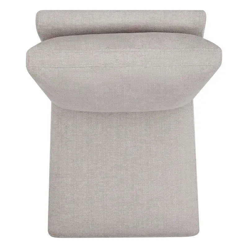 Chaise de salle à manger Nathan avec roulettes et rangement, lot de 2 - S/O