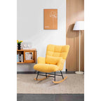 Fauteuil à bascule rembourré