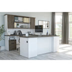  Norma 71W U or L-Shaped Executive Desk with Hutch