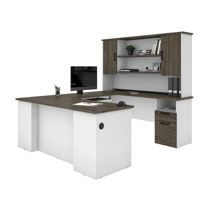 Bureau de direction Norma 71W en U ou en L avec huche