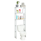 Meuble de rangement de salle de bain au-dessus des toilettes