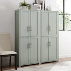 Savannah 6-shelf Pantry Storage Cabinets (Set of 2) - 56 w x15 d x 67 h