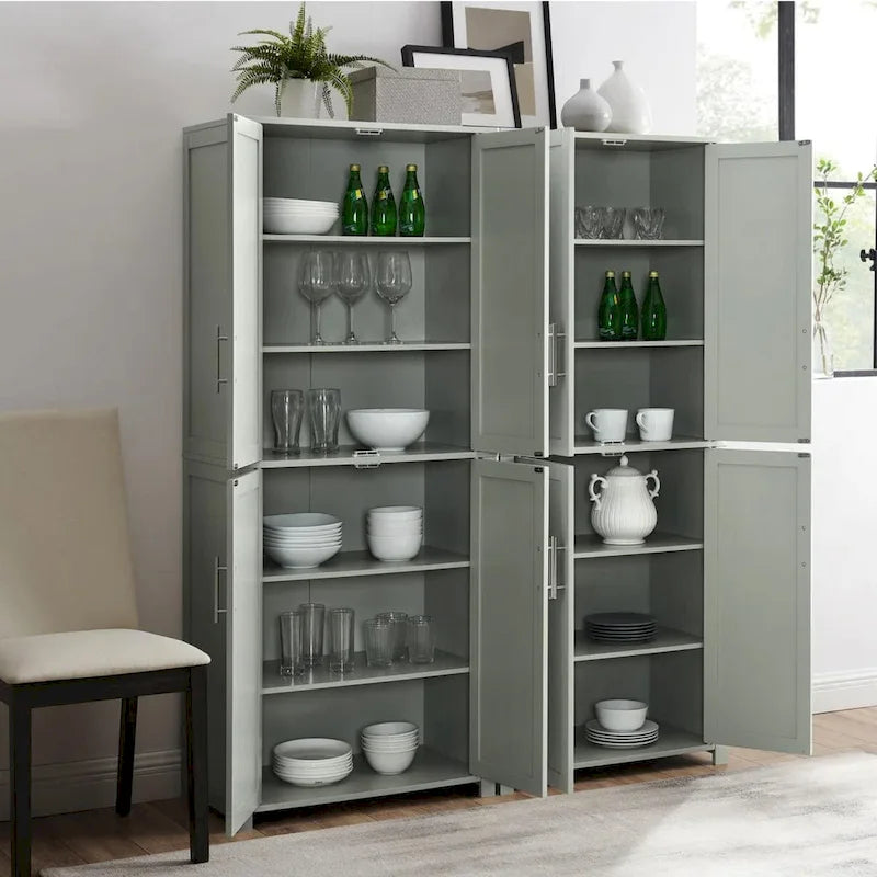 Étagères de rangement Savannah à 6 niveaux (lot de 2) - 56 l x 15 p x 67 h