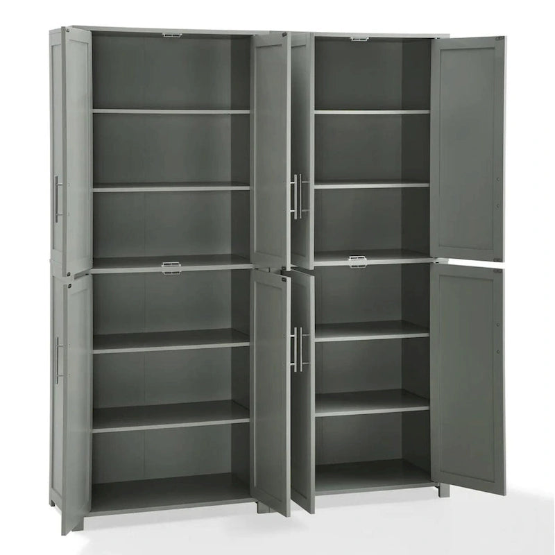Étagères de rangement Savannah à 6 niveaux (lot de 2) - 56 l x 15 p x 67 h