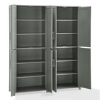 Étagères de rangement Savannah à 6 niveaux (lot de 2) - 56 l x 15 p x 67 h