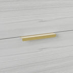 Table de chevet contemporaine en bois à 2 tiroirs