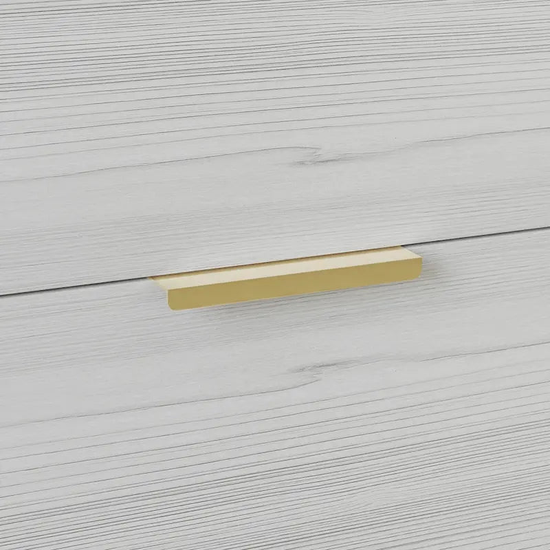 Table de chevet contemporaine en bois à 2 tiroirs