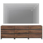Buffet moderne 3 en 1 avec 9 tiroirs