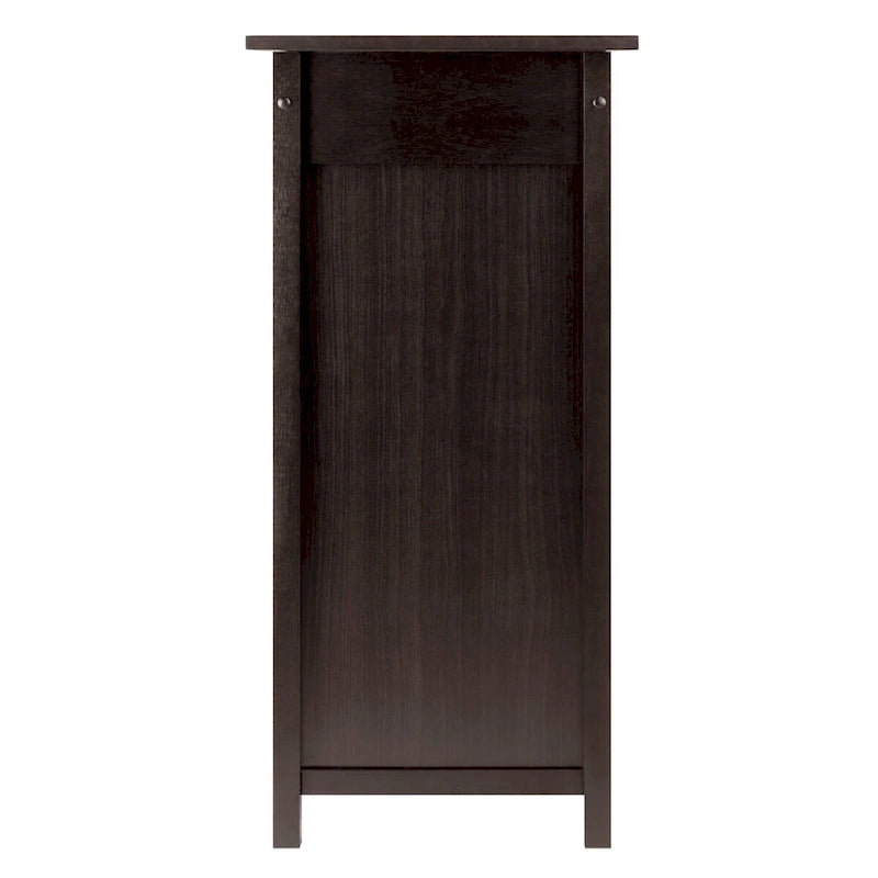 Cave à vin, Plateau extensible, Espresso - 29,92 x 17,32 x 37,01 pouces