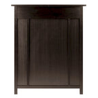 Cave à vin, Plateau extensible, Espresso - 29,92 x 17,32 x 37,01 pouces