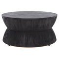 Table basse ronde moderne contemporaine SAFAVIEH Mattye. - 30 L x 30 P x 14 H - 30Lx30Px14H