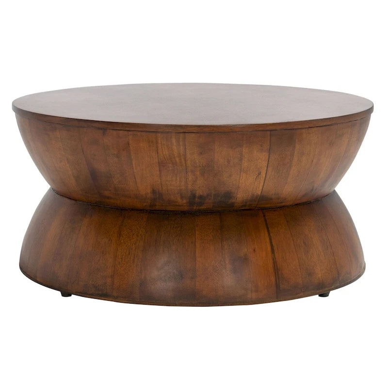Table basse ronde moderne contemporaine SAFAVIEH Mattye. - 30 L x 30 P x 14 H - 30Lx30Px14H