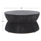 Table basse ronde moderne contemporaine SAFAVIEH Mattye. - 30 L x 30 P x 14 H - 30Lx30Px14H