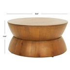 Table basse ronde moderne contemporaine SAFAVIEH Mattye. - 30 L x 30 P x 14 H - 30Lx30Px14H