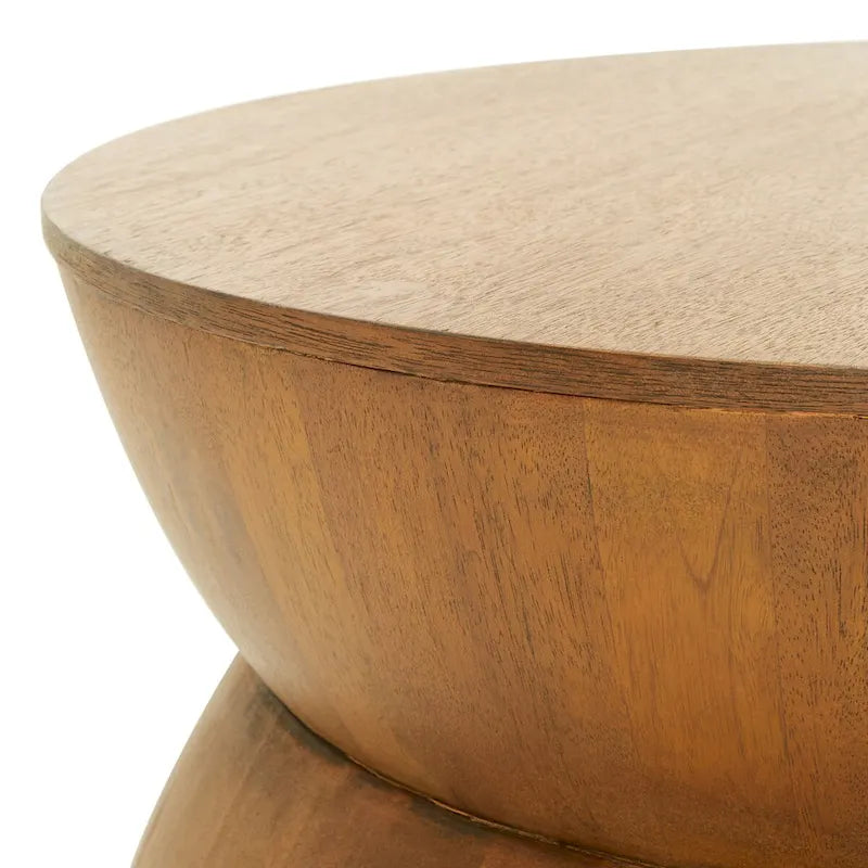 Table basse ronde moderne contemporaine SAFAVIEH Mattye. - 30 L x 30 P x 14 H - 30Lx30Px14H