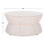 Table basse ronde moderne contemporaine SAFAVIEH Mattye. - 30 L x 30 P x 14 H - 30Lx30Px14H