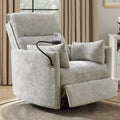 Fauteuil de relaxation, à bascule et pivotant, Barry Modern 38 avec ports USB, de