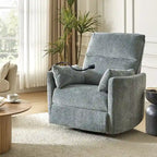 Fauteuil de relaxation, à bascule et pivotant, Barry Modern 38 avec ports USB, de