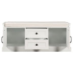 Banc de rangement / banc à chaussures avec coussin amovible pour salon