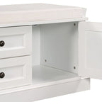 Banc de rangement / banc à chaussures avec coussin amovible pour salon