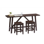 Tabouret de comptoir en pin massif (2/carton)