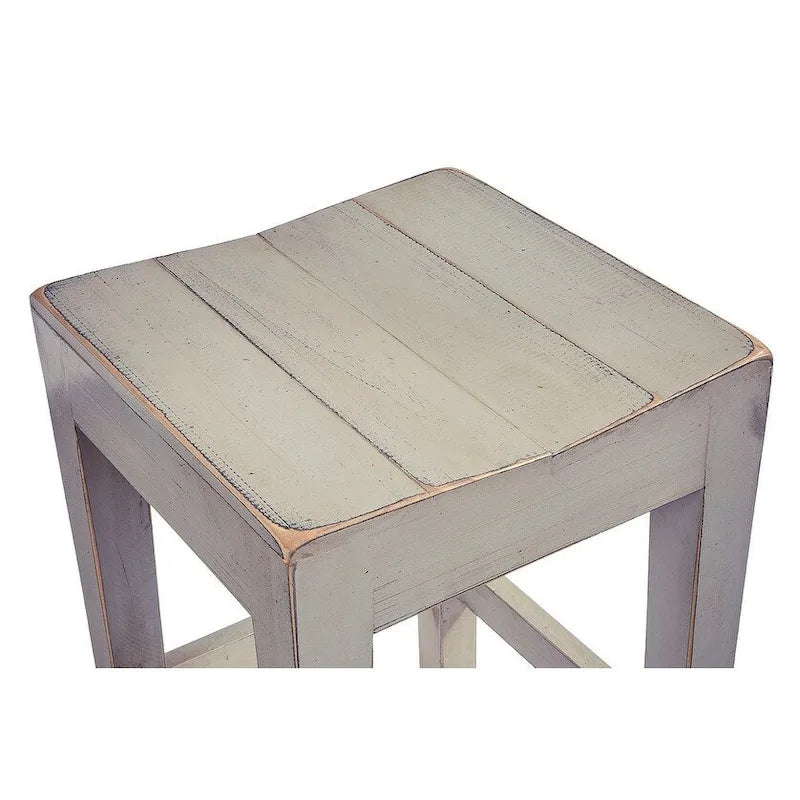 Tabouret de comptoir en pin massif (2/carton)