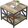 Table basse avec rangement - 70P x 70l x 45H cm
