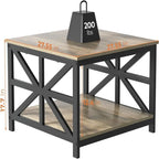 Table basse avec rangement - 70P x 70l x 45H cm