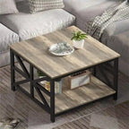 Table basse avec rangement - 70P x 70l x 45H cm