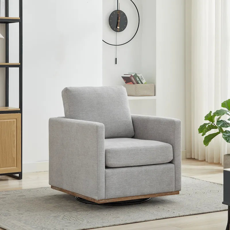 Fauteuil pivotant moderne en chenille, lot de 1
