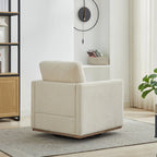 Fauteuil pivotant moderne en chenille, lot de 1