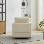 Fauteuil pivotant moderne en chenille, lot de 1