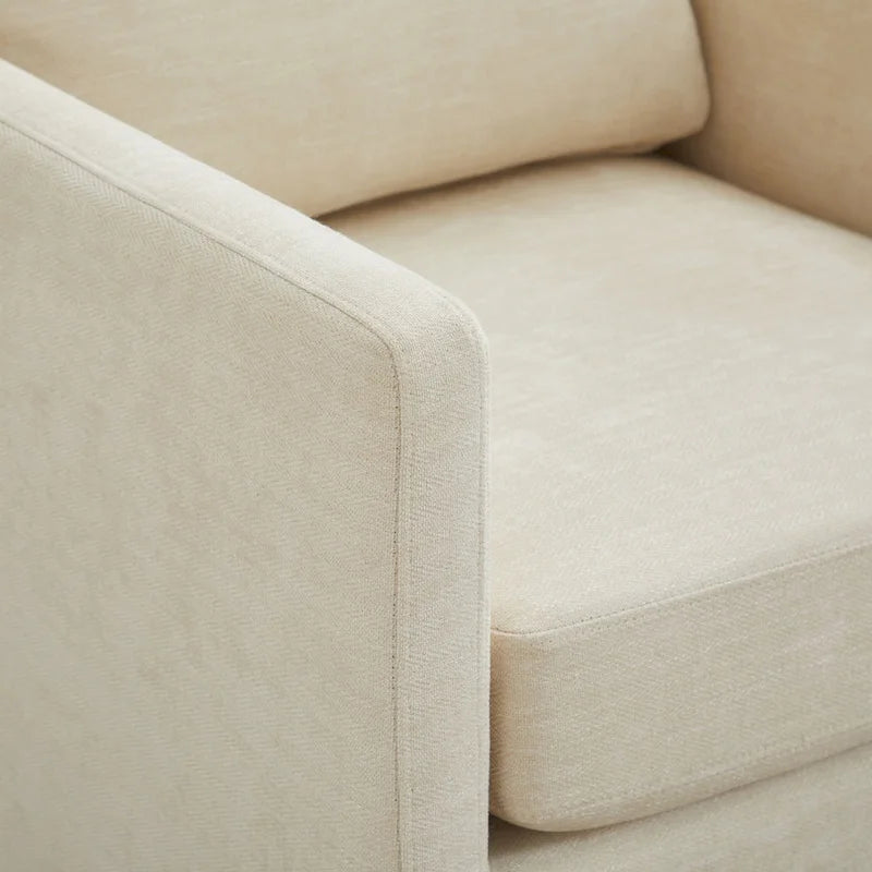 Fauteuil pivotant moderne en chenille, lot de 1