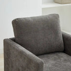 Fauteuil pivotant moderne en chenille, lot de 1