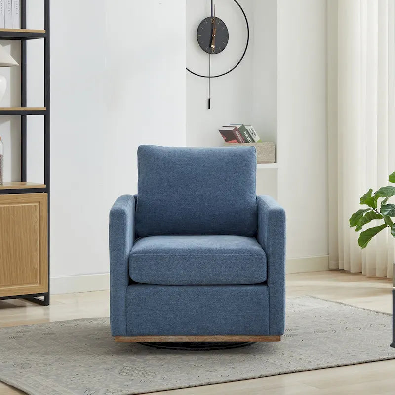 Fauteuil pivotant moderne en chenille, lot de 1