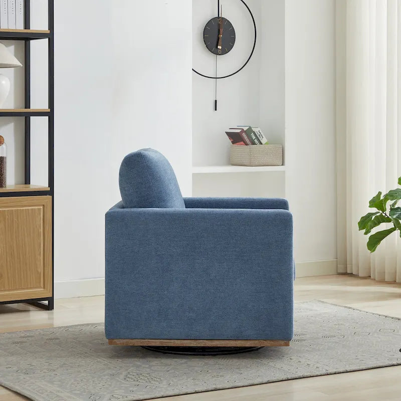 Fauteuil pivotant moderne en chenille, lot de 1