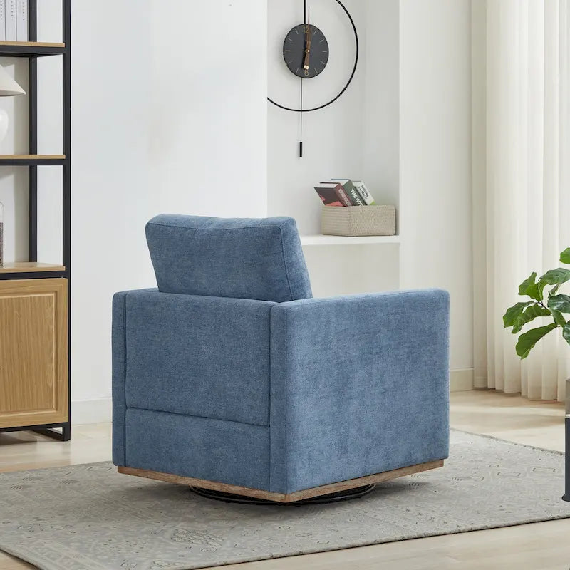 Fauteuil pivotant moderne en chenille, lot de 1