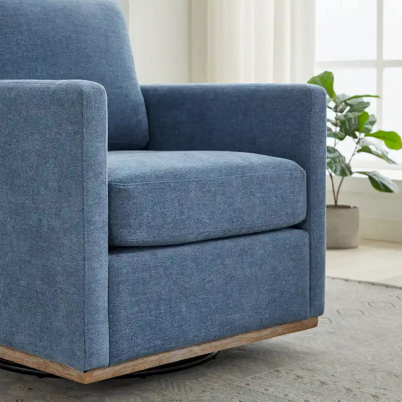 Fauteuil pivotant moderne en chenille, lot de 1