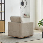 Fauteuil pivotant moderne en chenille, lot de 1