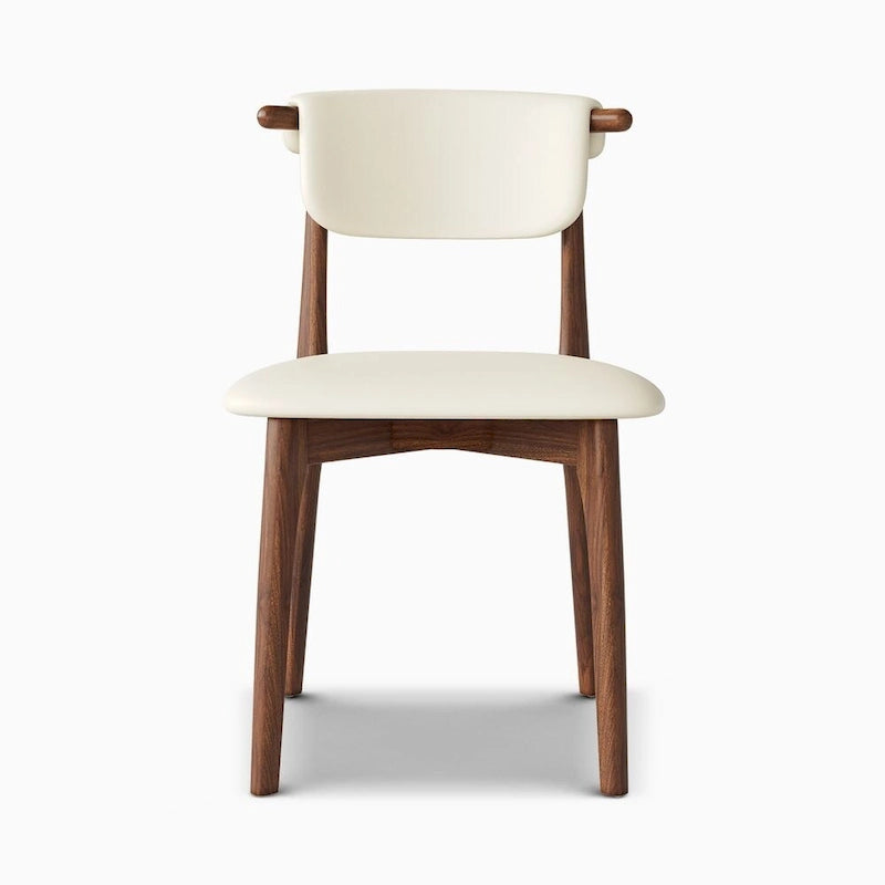 Table à manger rectangulaire moderne 71, plateau en pierre, pieds en bois