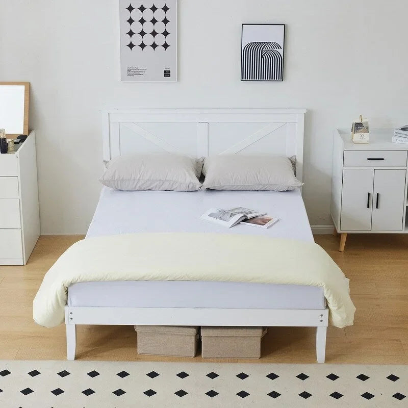Lits en bois sans pied de lit