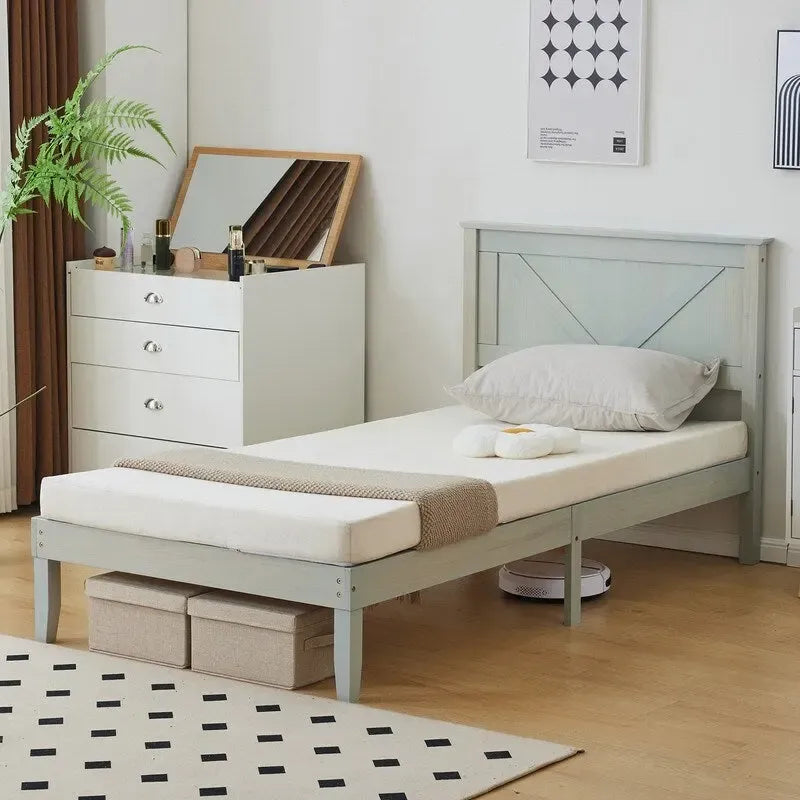 Lits en bois sans pied de lit
